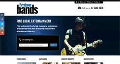 Desktop Screenshot of brisbanebands.com.au